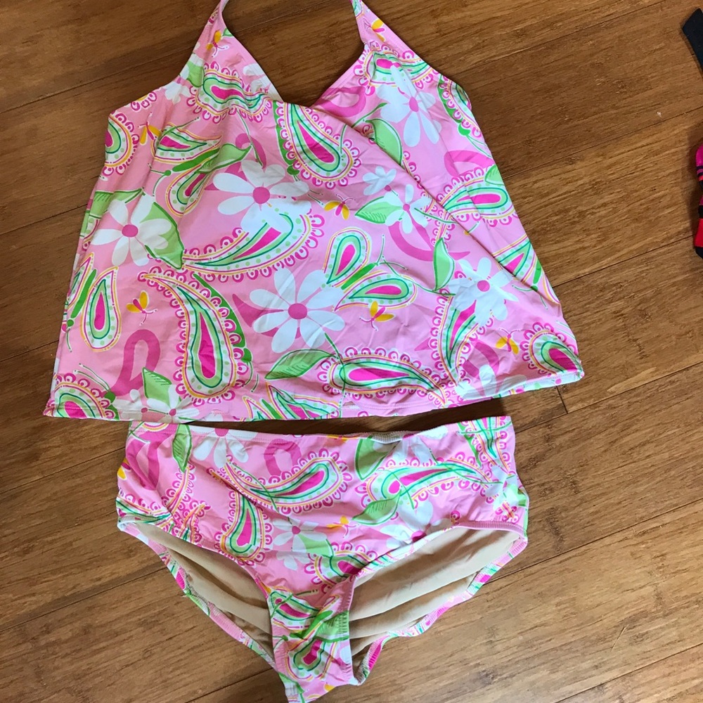 Lilly Pulitzer Maternity Tankini - Size L